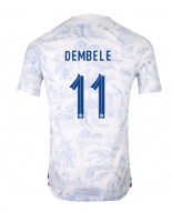 Francie Ousmane Dembele #11 Venkovní Dres MS 2022 Krátký Rukáv